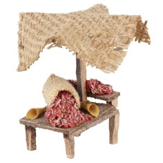 Bancarella peperoncini cm 11 h altezza, legno, prodotto