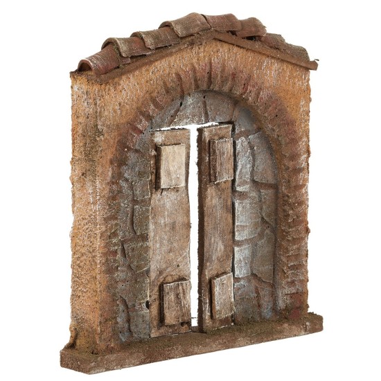 copy of Façade with arch and door 14.5x3.5x17.5 cm h for 8-10