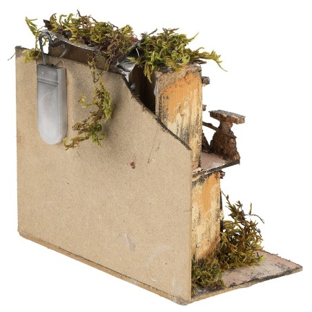 copy of Orange house for nativity scene 10x6x16.5 cm h