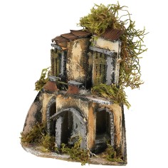 Case ad angolo in stile napoletano cm 19,5x12,5x18,5 h 2