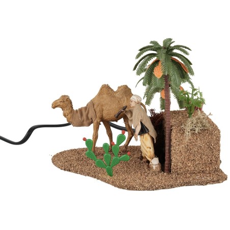 Arabic with camel with double movement series 10 cm Landi