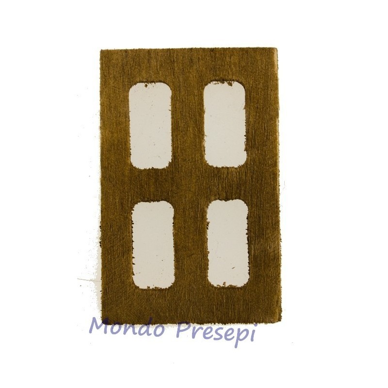 Wooden window mignon cm 3x4,5