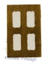 Finestra in legno mignon cm 3x4,5