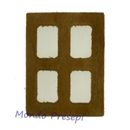 Window wood cm small 3,5x4,5