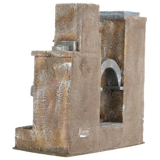 Palazzo palestinese con scalinata cm 21x15x31,5 h altezza