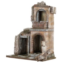 Gruppo di case rustico per statuine della serie 10 cm 2