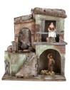 Case in blocco per statuine della serie 10 cm altezza, case