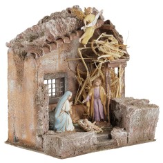 Cabaña con estatuas serie 10 cm de altura, serie, cabaña 2