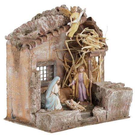 Capanna con statue serie 10 cm altezza, serie, capanna