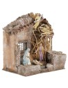 Cabaña con estatuas serie 10 cm