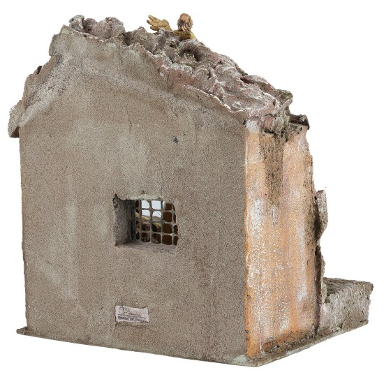 Cabaña con estatuas serie 10 cm de altura, serie, cabaña