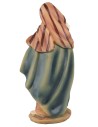 Donna con agnello in resina 15 cm