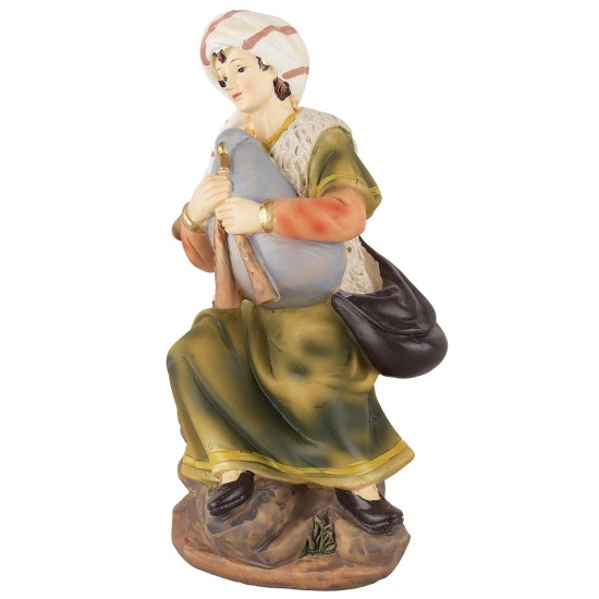 Zampognaro in resina serie 15 cm resina, base, serie, altezza