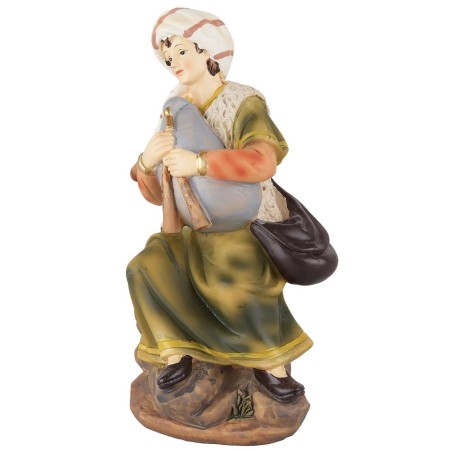 Zampognaro in resina serie 15 cm resina, base, serie, altezza