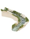 Fiume in resina - Curva destra cm 50 Mondo Presepi