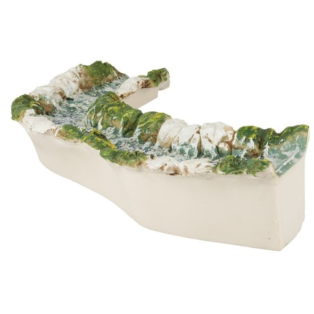 Fiume in resina - Curva destra cm 50 Mondo Presepi