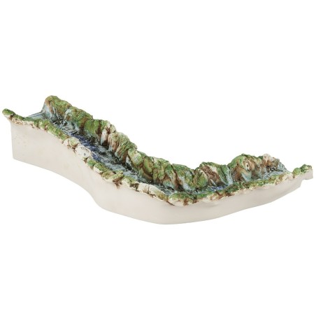 Río de resina - Curva izquierda 50 cm arroyo belén, resina