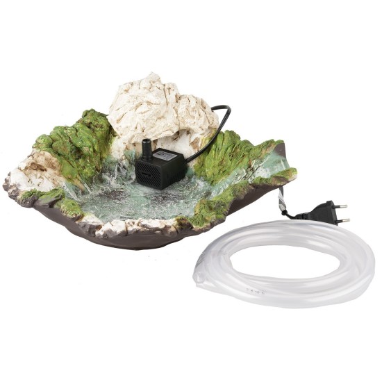 Río de resina - Lago para belén ø cm 37 con bomba - belén hazlo