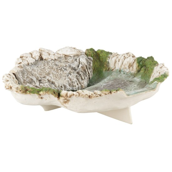 Fiume in resina - Lago cm 46x40 con pompa Mondo Presepi