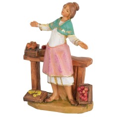Fruttivendola 12 cm Fontanini altezza, base, fontanini 2