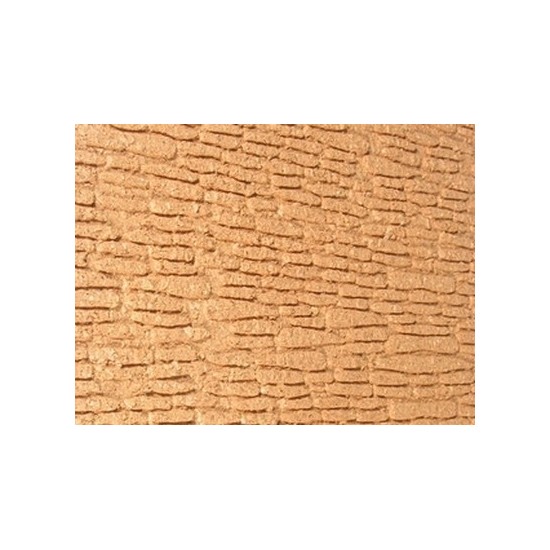 Panel de corcho de 100x50 cm con ladrillos irregulares