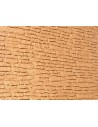 Panel de corcho de 100x50 cm con ladrillos irregulares
