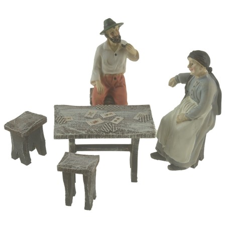 Table with cards for statues 10 cm table, height, statues