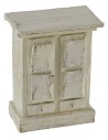 Armadio bianco per statue 6 cm