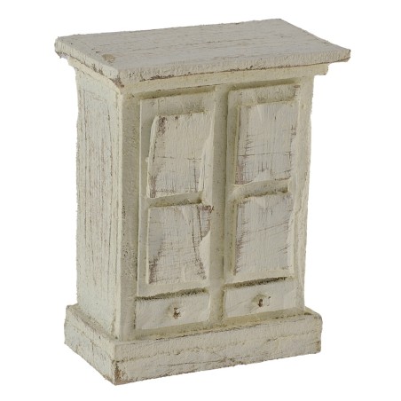 Armadio bianco per statue 6 cm