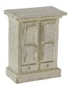 Armadio bianco per statue 6 cm