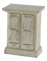 Armadio bianco per statue 6 cm