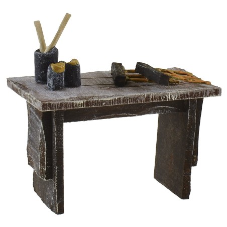 Banco apiculture cm 8,5x5x9,5 h altezza, statue, legno, banco