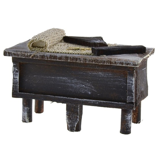 Banco sartoria cm 8x4x5,5 h sono, banco, italiani, stato