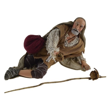 Crippled beggar lying down series 30 cm Pigini
