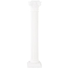 Colonna bianca cm 36,5 h colonna, bianca, gesso, artigiani 2