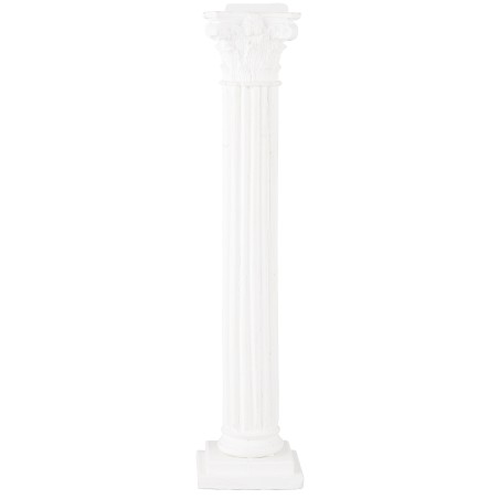 Colonna bianca cm 36,5 h colonna, bianca, gesso, artigiani