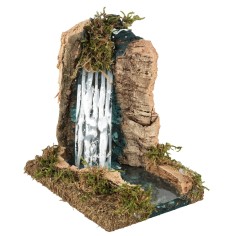 Cascada en la roca con río efecto profundidad cm 10x13x13,5 h 2