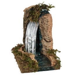 Cascada en la roca con río efecto profundidad cm 10x13x13,5 h