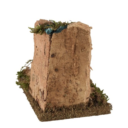 Cascata nella roccia con fiume effetto profondità cm 10x13x13,5