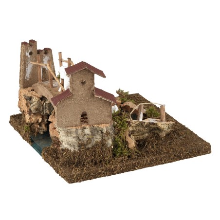 Mountain lake with depth effect cm 20x20x15 h height, mountain