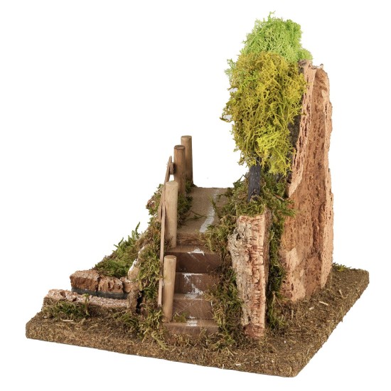 Grotta con lago effetto profondità cm 20x20x22 h cork, statues