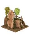 Cave with lake depth effect, dimensions 20x20x22 cm (h)