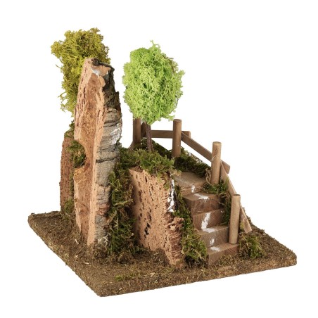 Cave with lake depth effect, dimensions 20x20x22 cm (h)