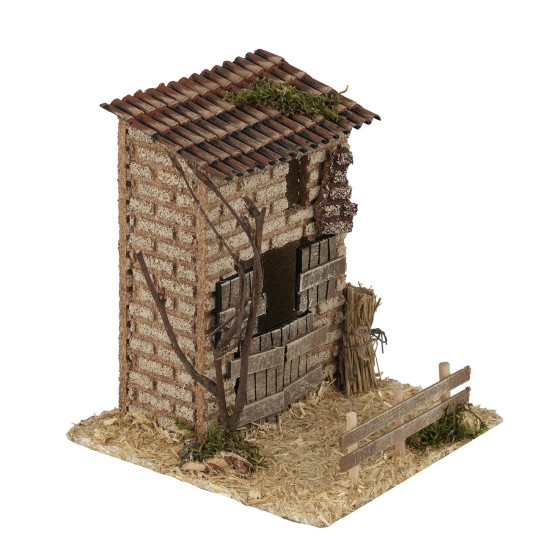 Establo de ladrillo cm 13,5x13,5x15 h para, animales, establo