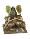 Cave with lake depth effect, dimensions 20x20x22 cm (h)