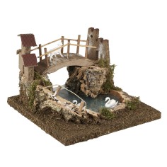 Mountain lake with depth effect cm 20x20x15 h height, mountain 2