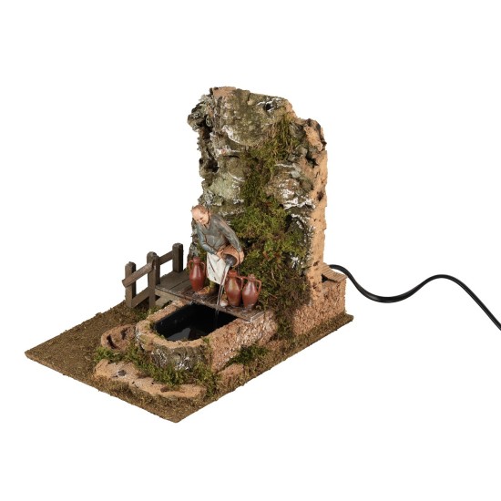 Oste Landi Moranduzzo con acqua in movimento 15,5x23x19 h