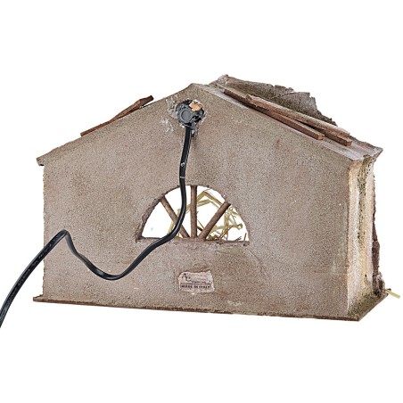 Capanna in polistirene illuminata cm 29x15x20 h 29x15x20