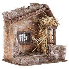 Capanna cm 24x18x26 h altezza, capanna, base, finestra 2