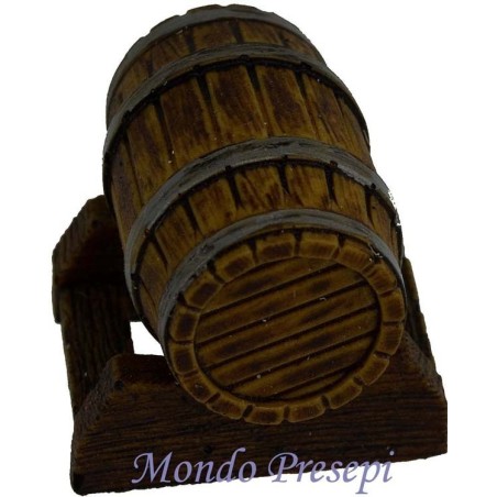 Botte tonda cm 3 con Scalmo Mondo Presepi